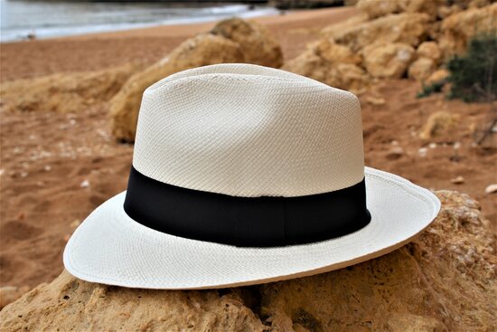 Panama Hut Fedora Clasico ( 7 cm rand)